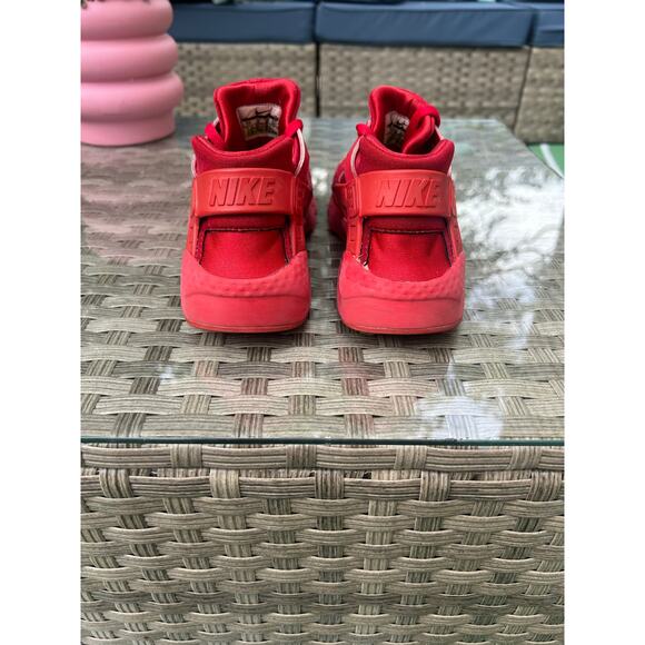 Nike Air Huarache Run Triple Red Sneakers Kids - Picture 2 of 7